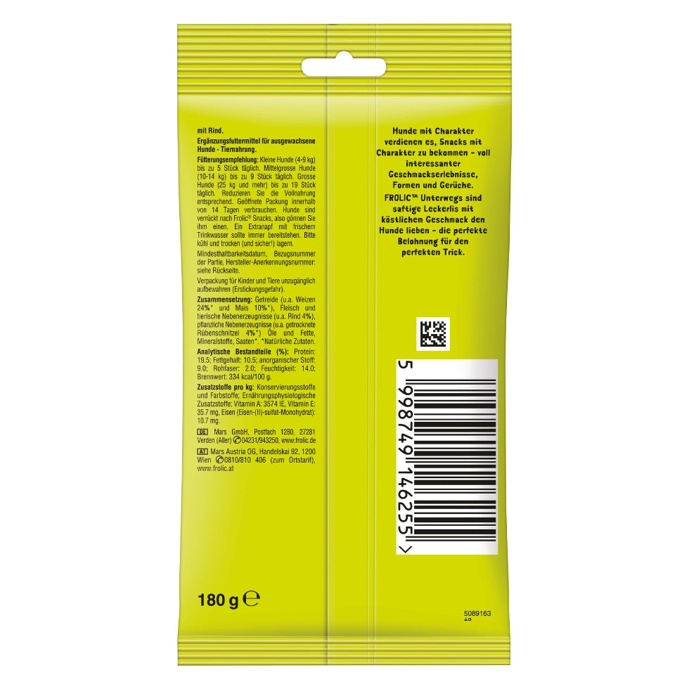 FROLIC™ UNTERWEGS Rind 180g