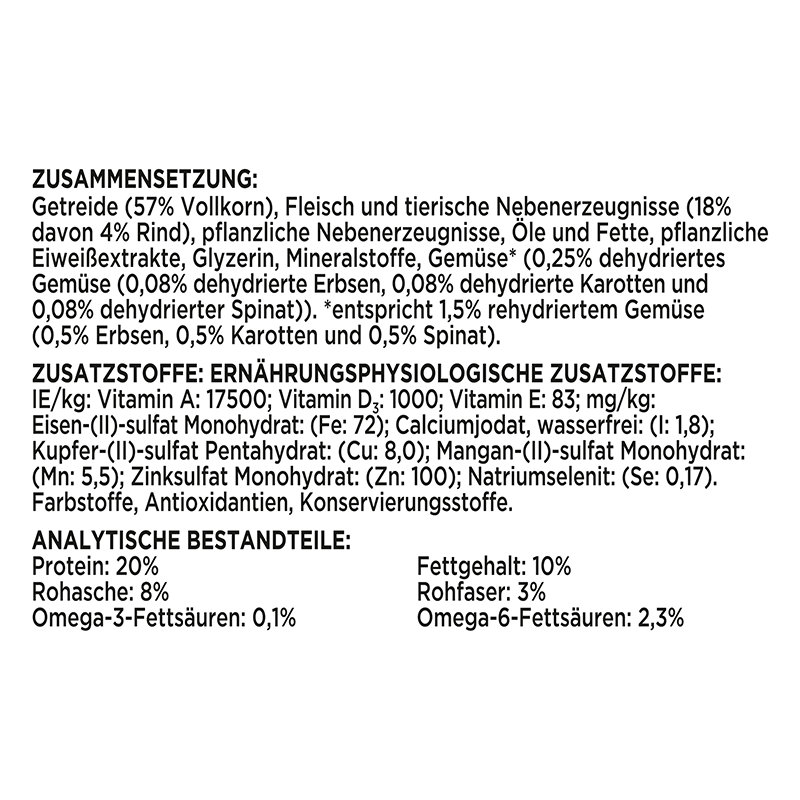 BENEFUL Original Rind & Gemüse 1.4kg