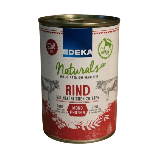 EDEKA Naturals Hunde Premium-Mahlzeit Rind mit natürlichen zutaten (Mono Protein)