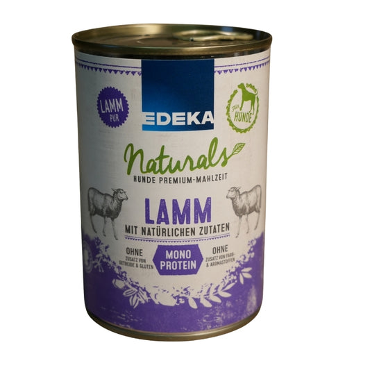 EDEKA Naturals Hunde Premium-Mahlzeit Lamm mit natürlichen zutaten (Mono Protein)