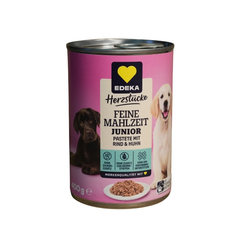 EDEKA Herzstücke Feine Mahlzeit Junior Pastete mit Rind & Huhn