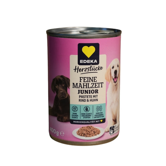 EDEKA Herzstücke Feine Mahlzeit Junior Pastete mit Rind & Huhn