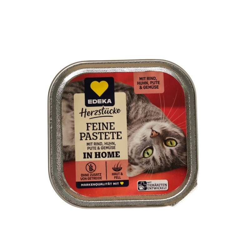 EDEKA Herzstücke Feine Pastete mit Rind, Huhn, Pute & Gemüse In Home