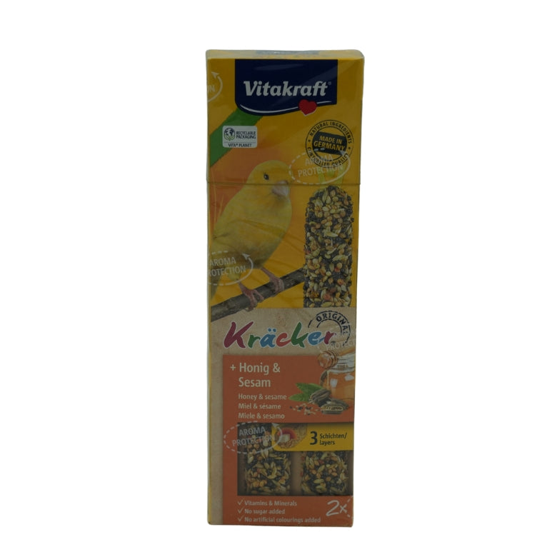 Vitakraft Kräcker Kanarien Honig & Sesam 2er 60g