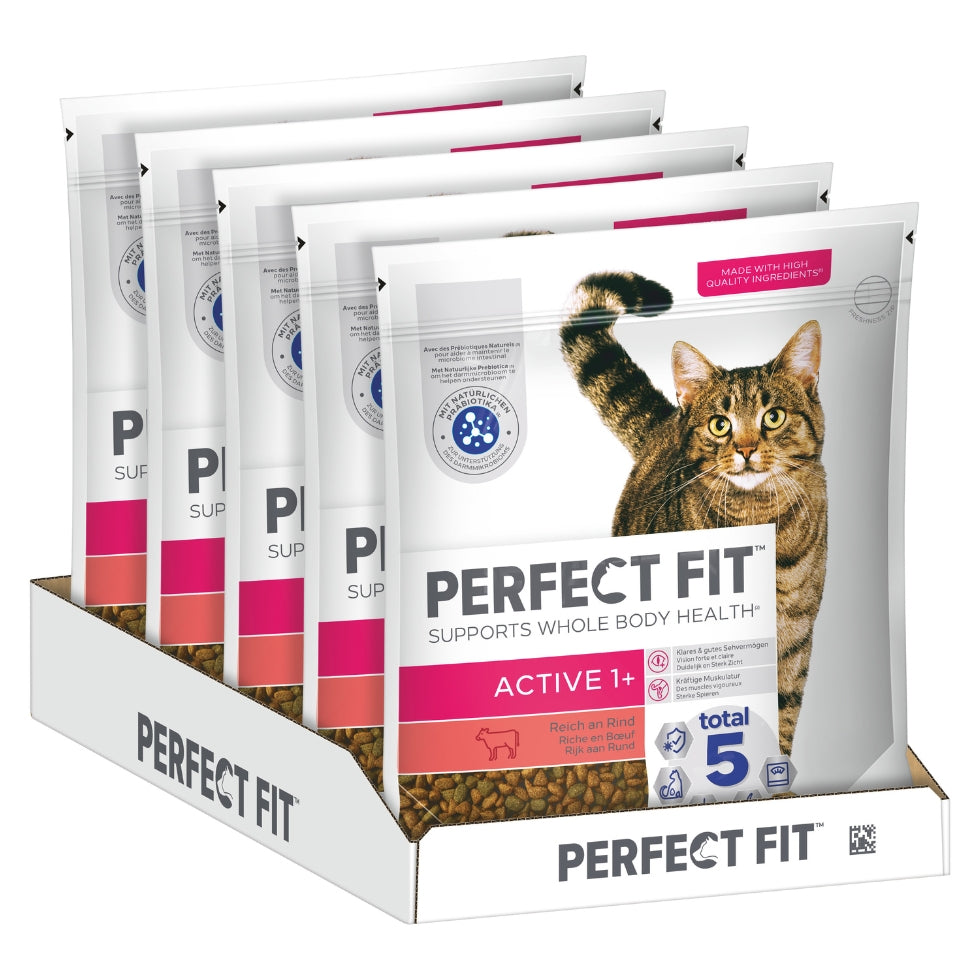 PERFECT FIT™ Katze Beutel Active 1+ mit Rind 1,4kg