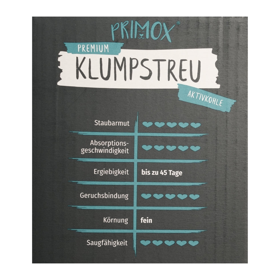 PRIMOX KLUMPSTEU AKTIVKOHLE 8L