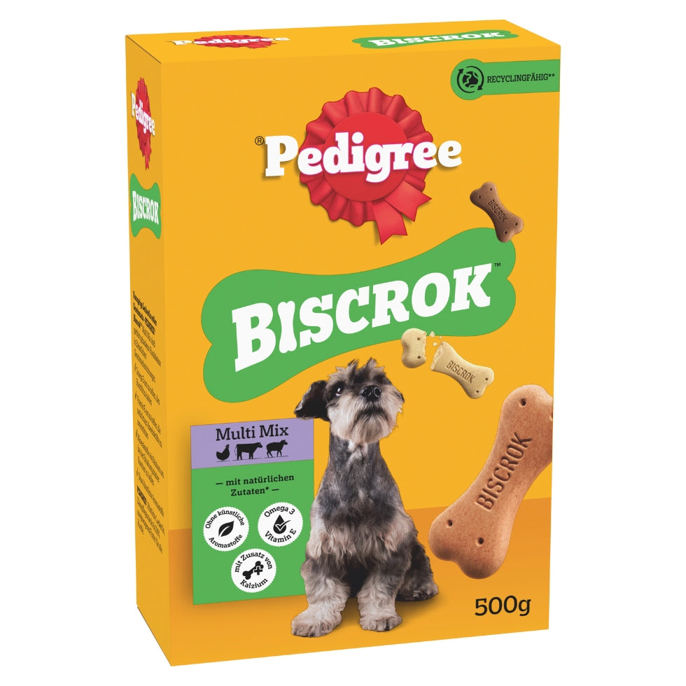 PEDIGREE® BISCROK™ Karton Multi Mix 500g
