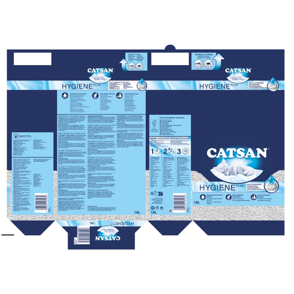 CATSAN™ Hygiene Katzenstreu 18l
