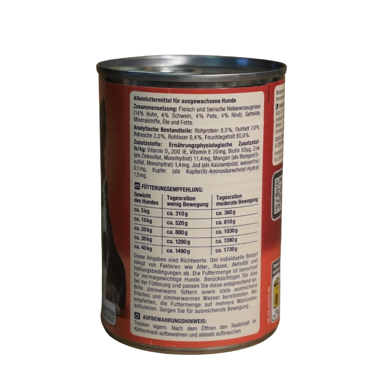 EDEKA Herzstücke Feine Mahlzeit Pastete Reich an Huhn, mit Schwein, Pute & Rind