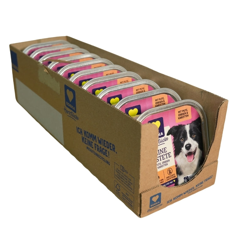 EDEKA Feine Pastete Pute mit Pute, Erbsen & Karotten