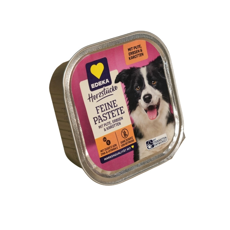 EDEKA Feine Pastete Pute mit Pute, Erbsen & Karotten