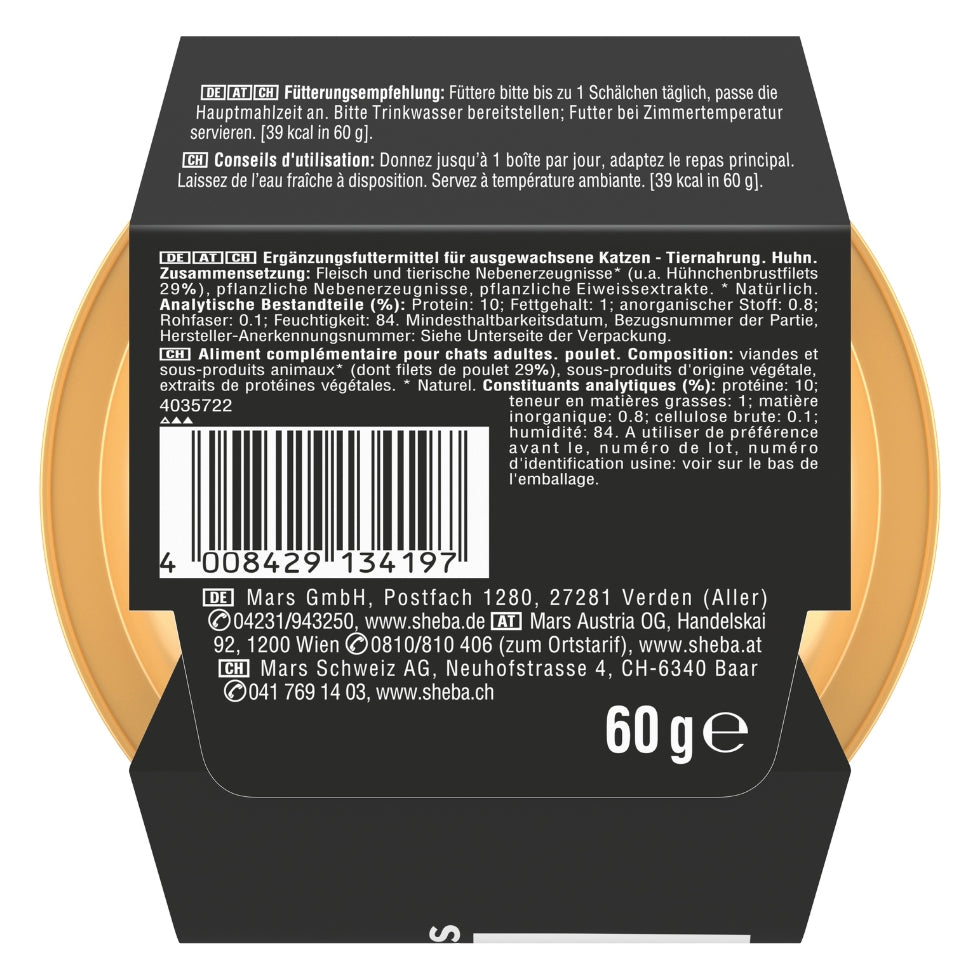 SHEBA® Filets Schale Huhn in Sauce 60g