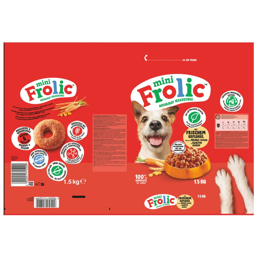 FROLIC™ Mini Beutel Geflügel 1,5kg