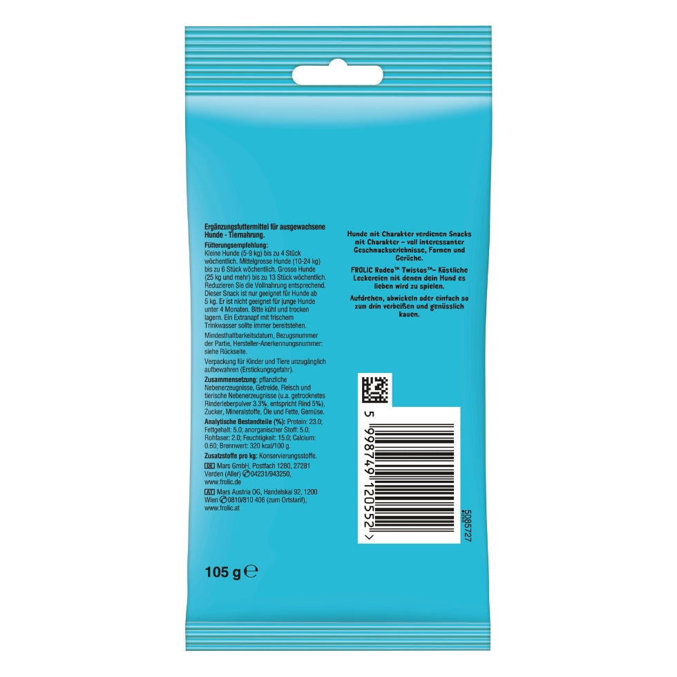 FROLIC™ RODEO™ TWISTOS™ Rind 6 Stück