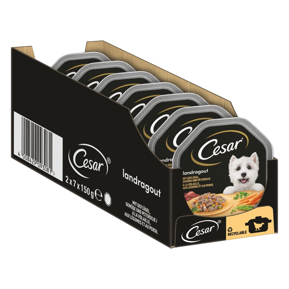 CESAR® Schale Landragout Geflügel 150g