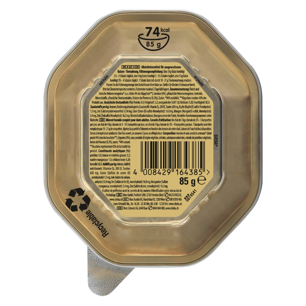 SHEBA® Schale Sauce Collection mit Hühnchen in Kräutersauce 85g
