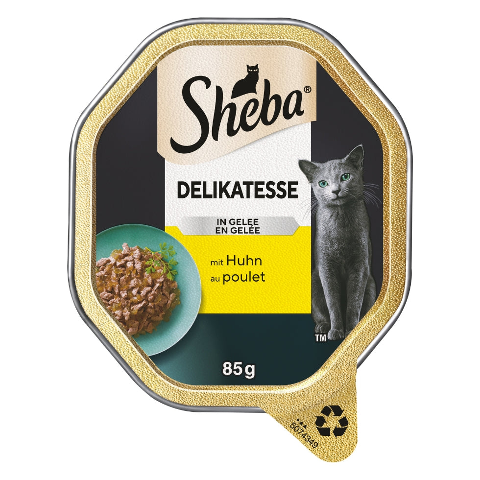 SHEBA® Delikatesse Schale Huhn in Gelee 85g