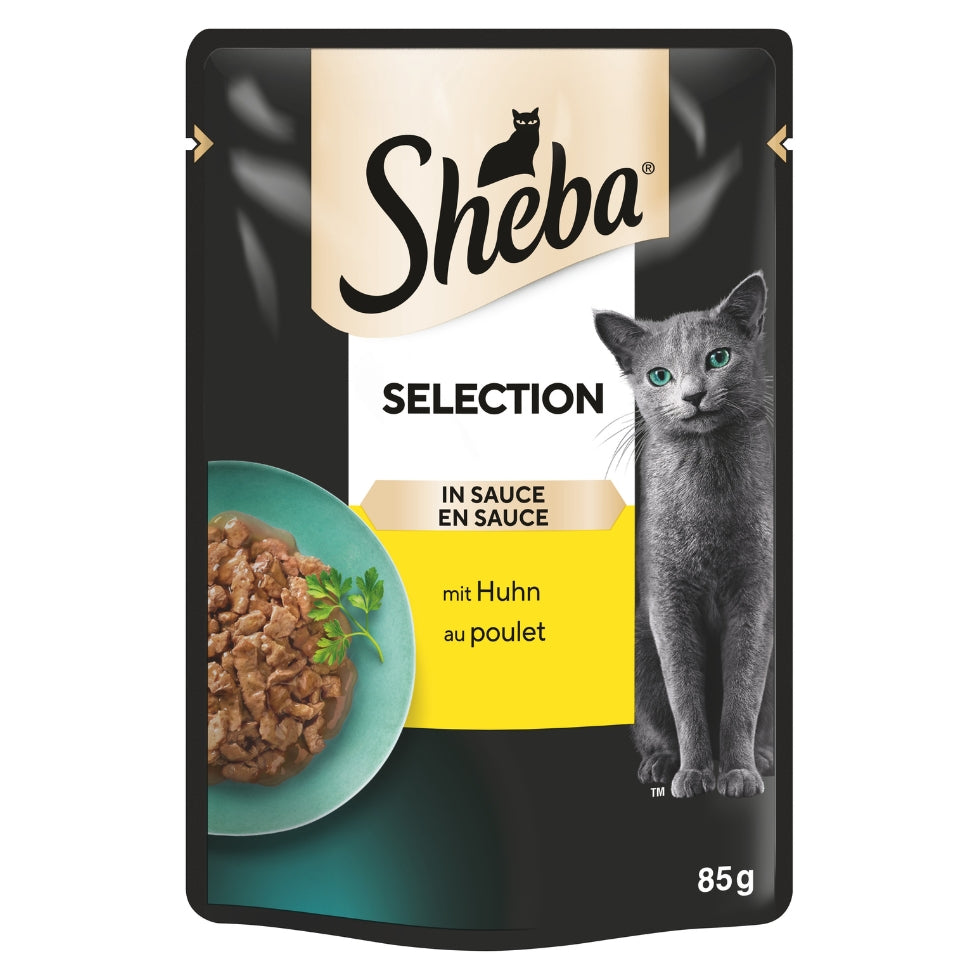SHEBA® Selection Portionsbeutel Huhn in Sauce 85g
