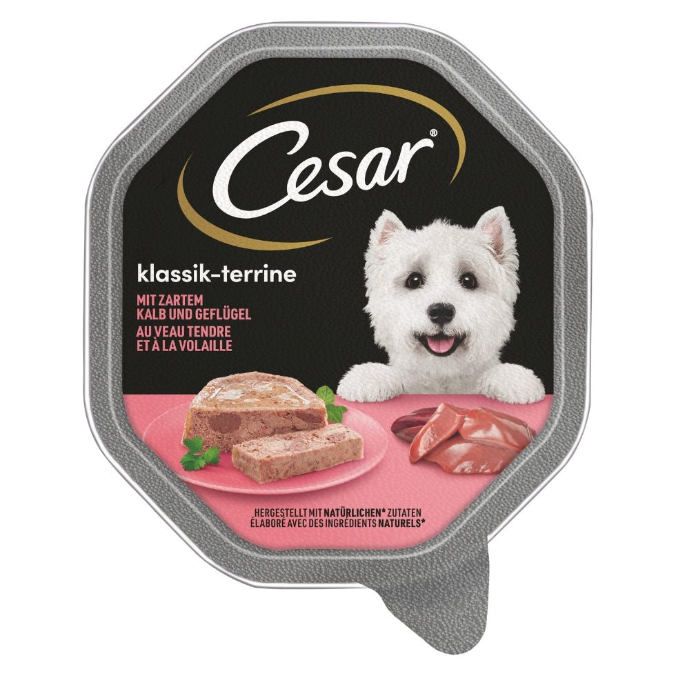 CESAR® Schale Klassik-Terrine Kalb & Geflügel 150g