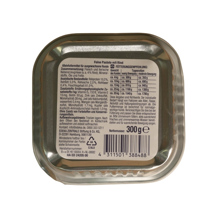 EDEKA Herzstücke Feine Pastete mit Rind