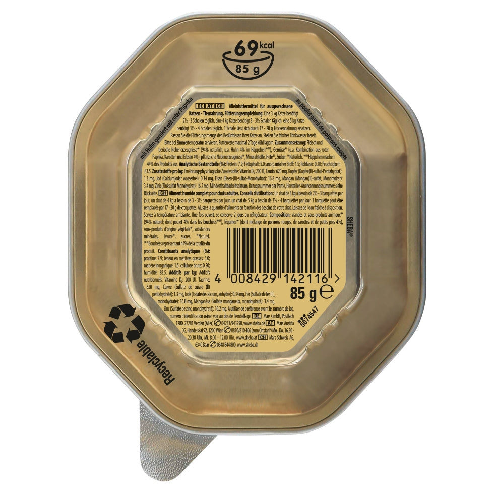 SHEBA® NATURE'S COLLECTION Schale Huhn in Sauce 85g