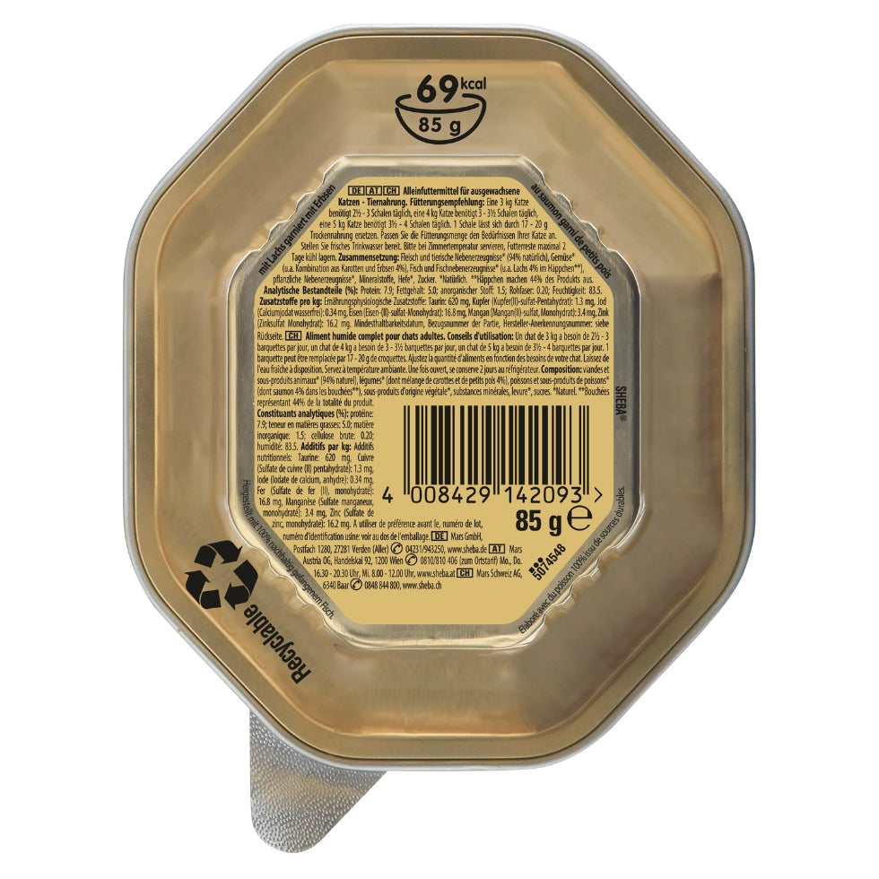 SHEBA® NATURE'S COLLECTION Schale Lachs in Sauce 85g