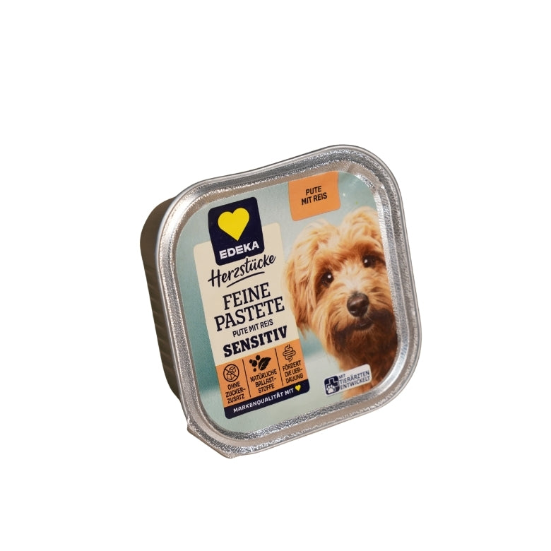 EDEKA Herzstücke Feine Pastete Pute mit Reis Sensitiv