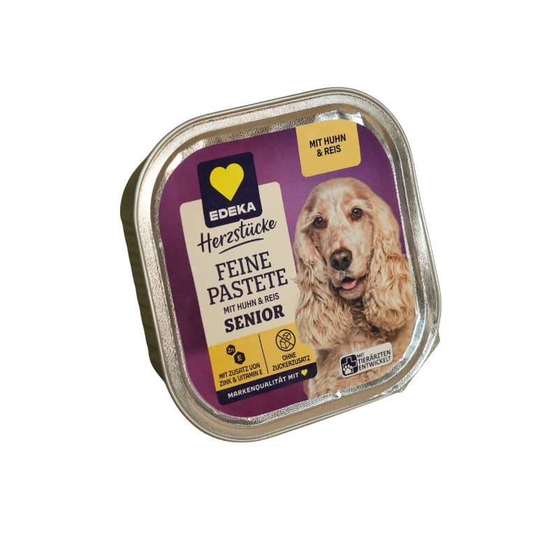 EDEKA Herzstücke Feine Pastete mit Huhn & Reis Senior