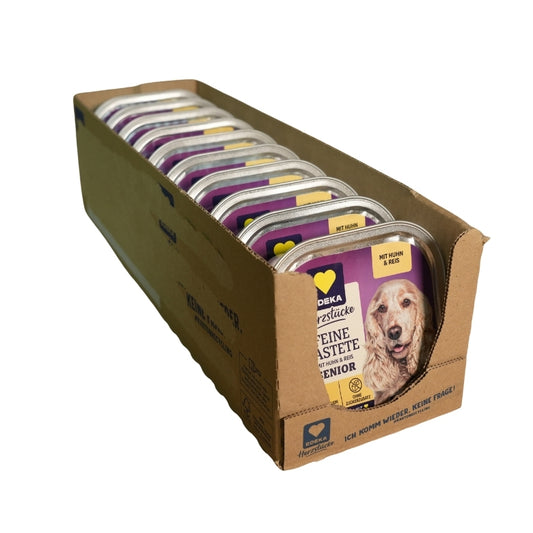 EDEKA Herzstücke Feine Pastete mit Huhn & Reis Senior