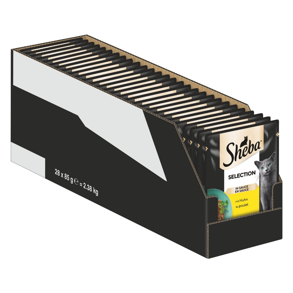 SHEBA® Selection Portionsbeutel Huhn in Sauce 85g